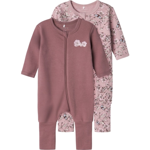 Name It Pyjamapak - Noos - NbfNachtpak - 2-pack - Grape Shake - Name It - 3 jaar (98) - Pyjamapak