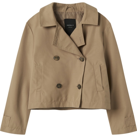 Name It Jas - NkfMadelin - Kaart - Savannah Tan - Name It - 11 jaar (146) - Zomerjas