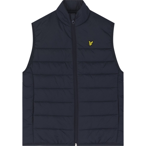 Lyle & Scott Gewatteerd Vest - Dark Navy - Lyle & Scott - 15-16 jaar (170-176) - Donsvest