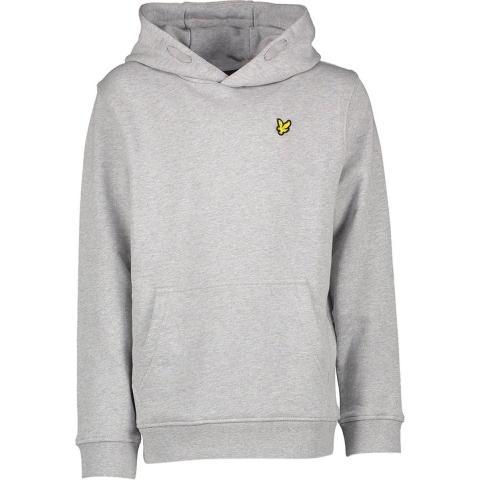Lyle & Scott Hoodie - Light Grey Mergel - Lyle & Scott - 9-10 jaar (134-140) - Hoodie