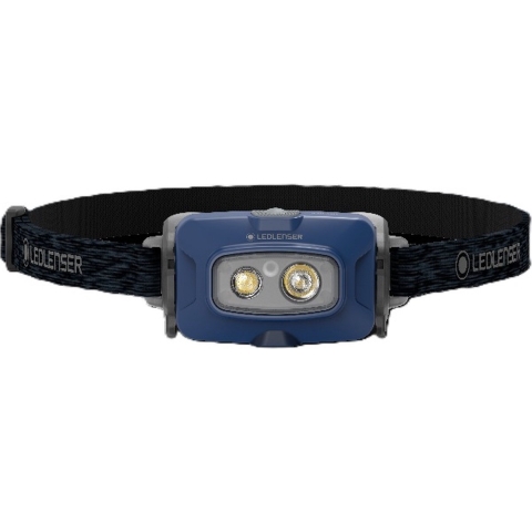 Ledlenser HF4R Core blue Hoofdlamp LED werkt op een accu 500 lm 35 h