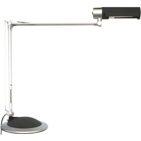 Maul MAULoffice 8215095 Bureaulamp Spaarlamp E27 20 W Zilver, Zwart