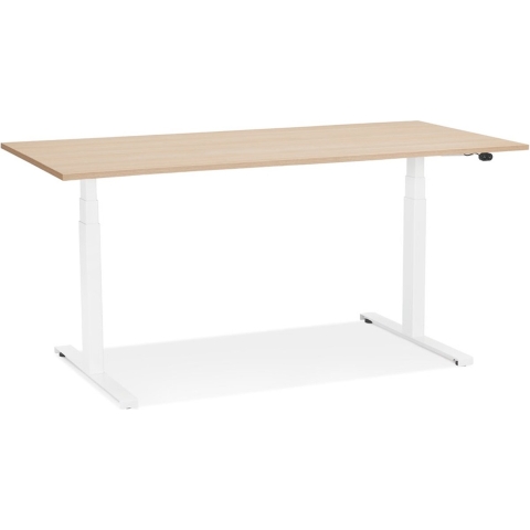 ALTEREGO TRONIK Zit-sta bureau - Beige