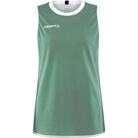 Craft 1911110 Progress Rev. Basket Singlet W - Team Green/White - XS