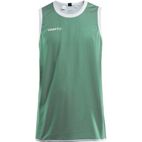 Craft 1911109 Progress Rev. Basket Singlet M - Team Green/White - S