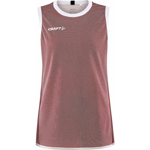 Craft 1911110 Progress Rev. Basket Singlet W - Bright Red/White - XXL
