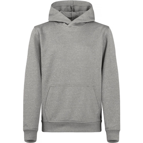 Clique 021067 Basic Active Hoody Junior - Grijsmelange - 130/140