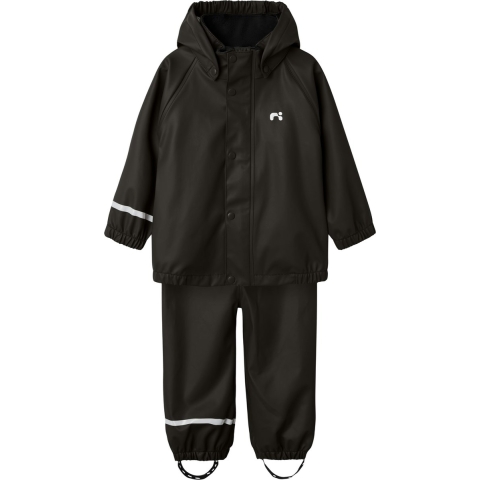 Name It Regenkleding - PU - Noos - NknDry10 - Zwart - Name It - 10 jaar (140) - Regenkleding