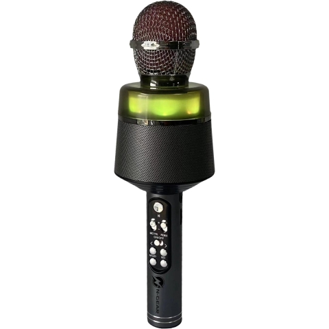 N-Gear Microfoon m. Licht - Draadloos - Star Mic 100 - Space Gre - N-Gear - OneSize - Speelgoed