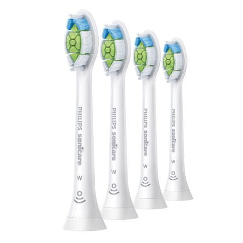 Philips Sonicare Opzetborstels: 4 W2 Optimal White Hx6064/87 Opzet Borstels Wit