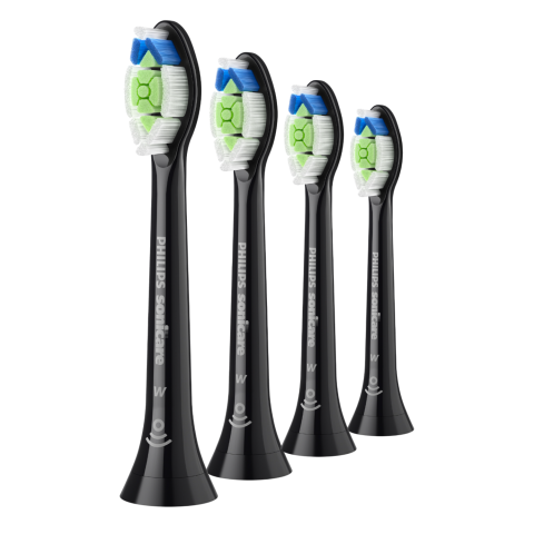 Philips Sonicare Opzetborstels: 4 W2 Optimal White Hx6064/88 Opzet Borstels Zwart