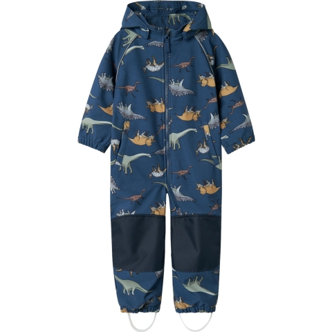 Name It Softshellpak m. Fleece - Noos - NmmAlfa08 - Dark Demin - Name It - 4 jaar (104) - Softshell