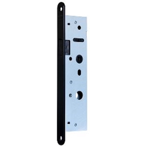 Mauer | Magneet | Smal Loopslot | Smaldeurslot | 4445 | F 35 mm | Zwarte Voorplaat