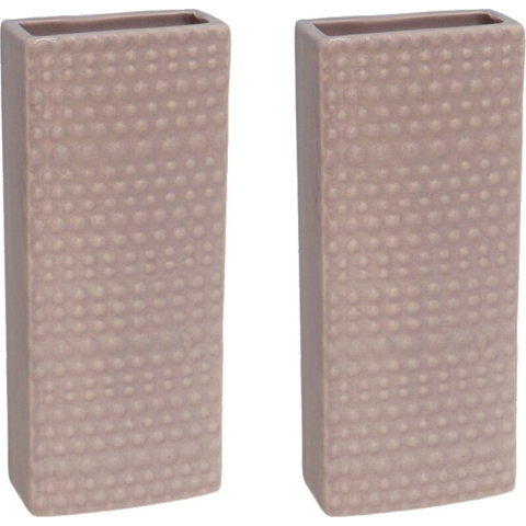 6x Radiator bak luchtbevochtigers / waterverdampers rechthoekig Luna oudroze 17,7 cm -