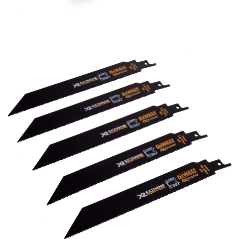 DeWalt Accessoires DT99552-QZ XR 203mm 14/18TPI Metaal Reciprozaagbladen (5 stuks) - DT99552-QZ