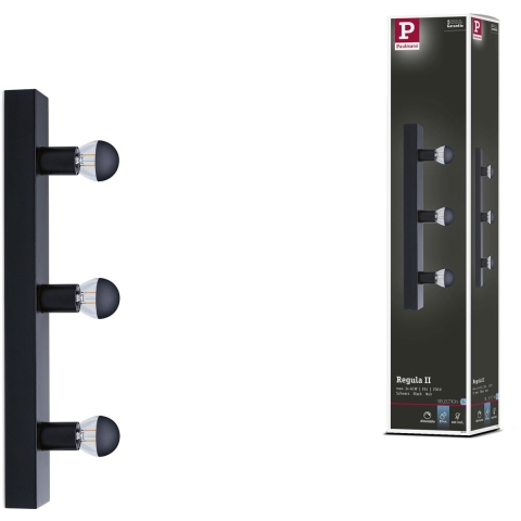 Paulmann Regula II 80097 LED-spiegellamp Zwart