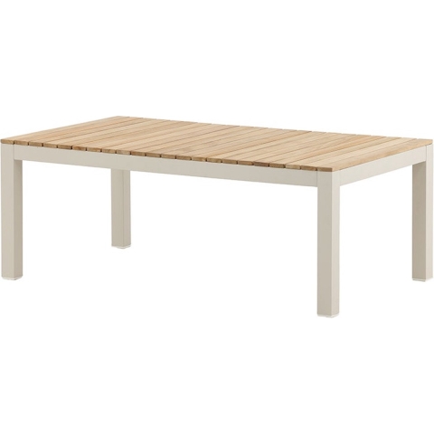 Nest outdoor Milena aluminium tuin salontafel beige - 120 x 70 cm