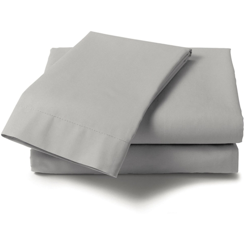 Heckett & Lane Elementi Laken Katoen Satijn - glacier grey
