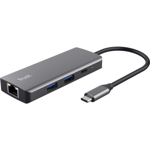 Trust Dalyx 6-in-1 Multi-Port Adapter | USB-Hubs | 8713439249682