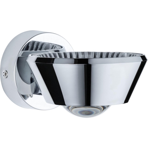Paulmann Sabik 70947 LED-wandlamp voor badkamer 9 W Warmwit Chroom (glanzend)