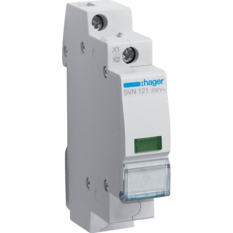 Hager SVN121 Signaalgever Groen 230 V