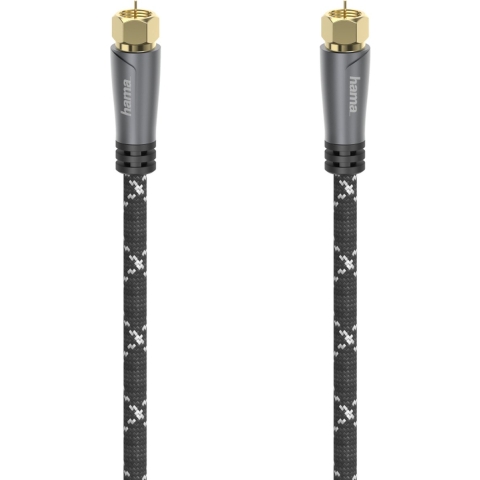 Hama SAT-aansluitkabel F-stekker - F-stekker Metaal Verguld 3,0 M 120 DB
