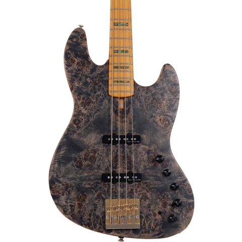 Sire Marcus Miller V10 Swamp Ash 4 Transparant Black Satin