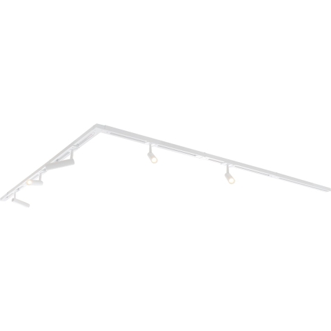 QAZQA Modern railsysteem met 5 spots wit 1-fase - Iconic Ivy