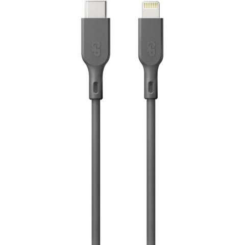 GP USB-laadkabel USB 2.0 USB-C stekker, Apple Lightning stekker 1.00 m Grijs GPCBCL1PGYUSB221