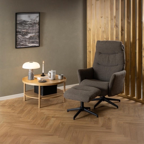 by fonQ Ronda Salontafel - Eiken