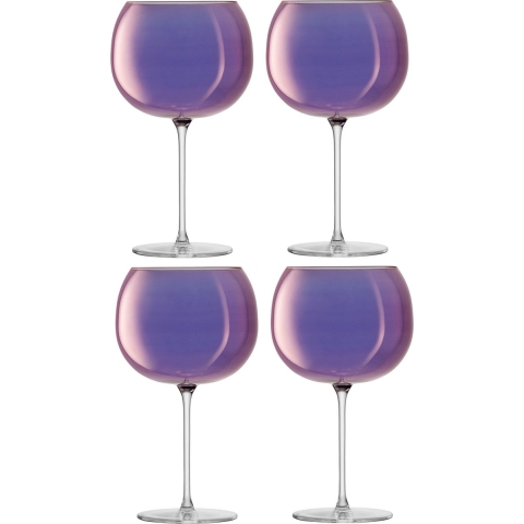 L.S.A. Aurora Balloon Glas 680 ml Set van 4 Stuks