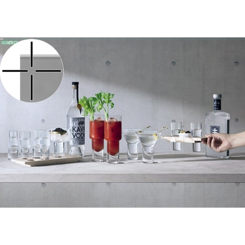 L.S.A. Vodka Glas 400 ml Set van 2 Stuks