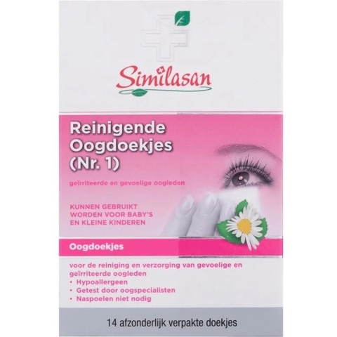 3x Similasan Oogdoekjes Nr.1 14 stuks