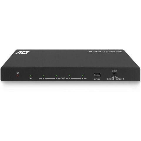 ACT AC7832 4K HDMI splitter 1-in-4 out