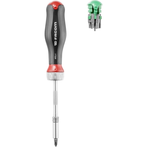 Facom Protwist Bitschroevendraaier met ratel | Incl. 15 bits ATCL.1PB