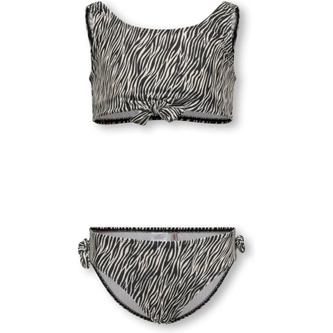 Kids Only Bikini - KogBeach - Cloud Danseres/Boho Zebra/Black - Kids Only - 13-14 jaar (158-164) - Bikini