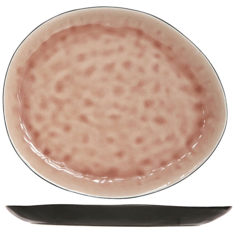 Cosy & Trendy Dinerborden Laguna Old Rose - 27 x 23 cm - 4 Stuks