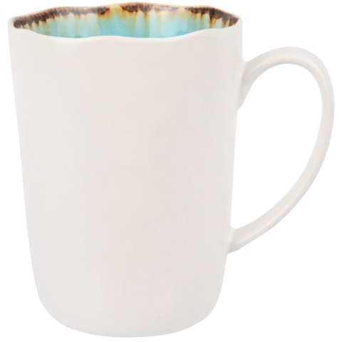 Cosy & Trendy Mokken / Bekers - Laguna Azzurro 390 ml - 4 Stuks