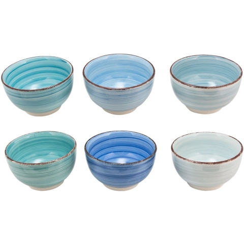 Studio Tavola Kommen Ocean Blue ø 14 cm - 6 stuks
