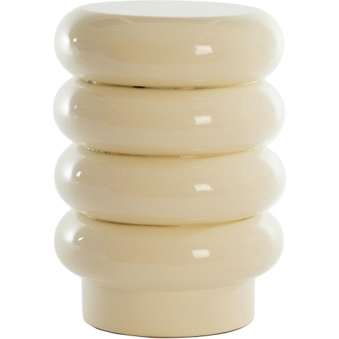 Light & Living Bijzettafel Mirogi - Crème - Ø30cm