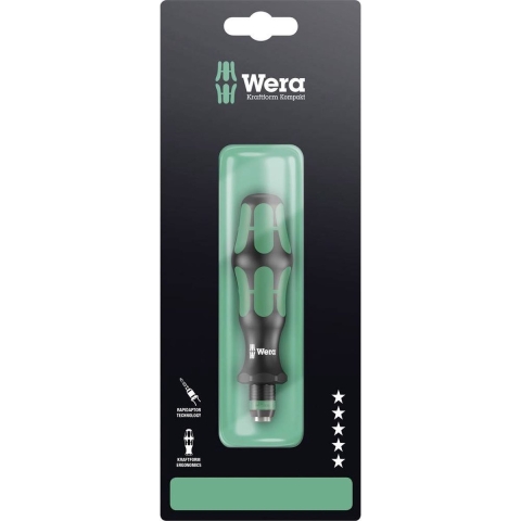 Wera 816 R SB Bits-houder met Rapidaptor snelwisselfunctie, 1/4 duim x 119 mm - 1 stuk(s) - 05073540001