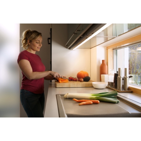 LEDVANCE Linear LED Flat L Onderbouwlamp LED 6 W Warmwit Wit