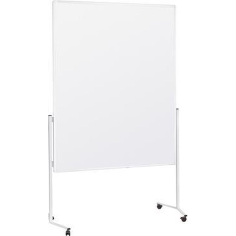Magnetoplan Presentatiebord 2111100 (l x b x h) 1730 x 1200 x 1500 mm Colorspankarton Wit Tweezijdig te gebruiken, Incl. rollen 2111100
