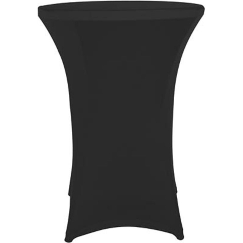 Perel Standing table cover Statafelovertrek Zwart FP201