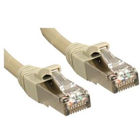 LINDY 45587 RJ45 Netwerkkabel, patchkabel CAT 6 S/FTP 10.00 m Grijs Snagless 1 stuk(s)
