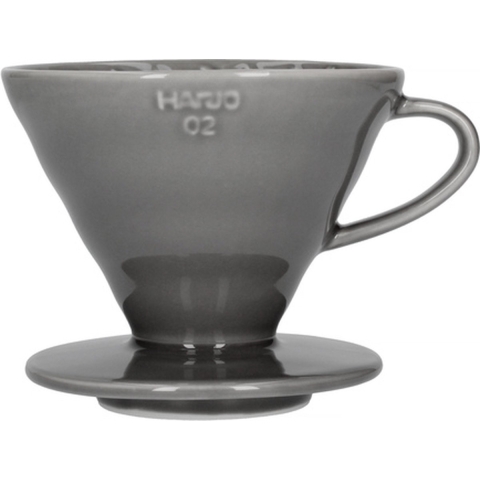 Keramische koffiedruppelaar Hario V60-02 Grey
