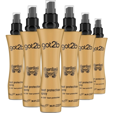 6x Got2b Heat Protection Spray Guardian Angel 200 ml