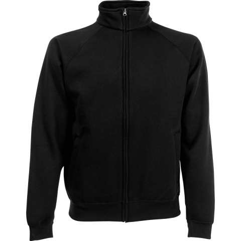 Fruit of the Loom - sweat jacket/vest - zwart - premium L (EU 52) -