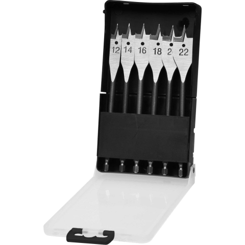 Labor 6 delige speedboren set (12-22mm) - KA050060
