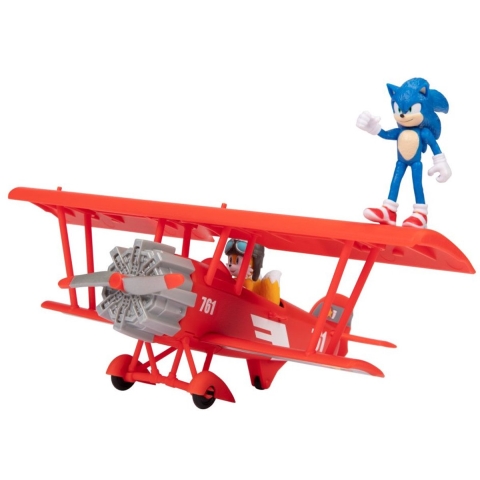 Sonic 2 the Movie Figure - The Tornado Playset